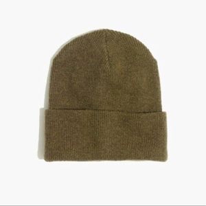 Olive Green Wool Madewell beanie